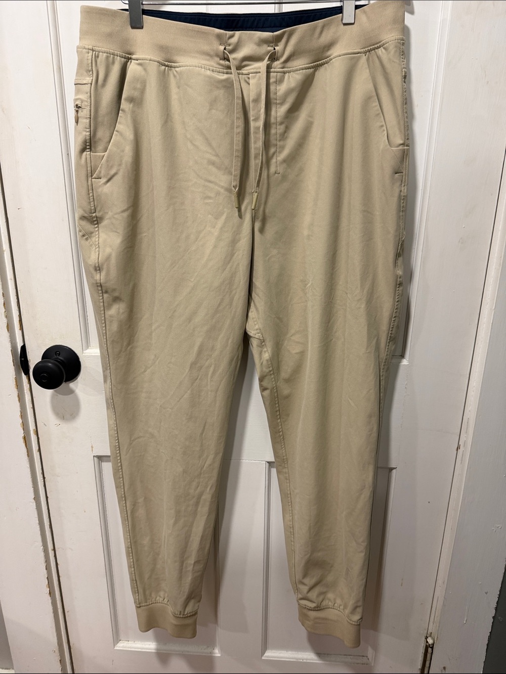Birddogs Men's Khaki Drawstring Joggers